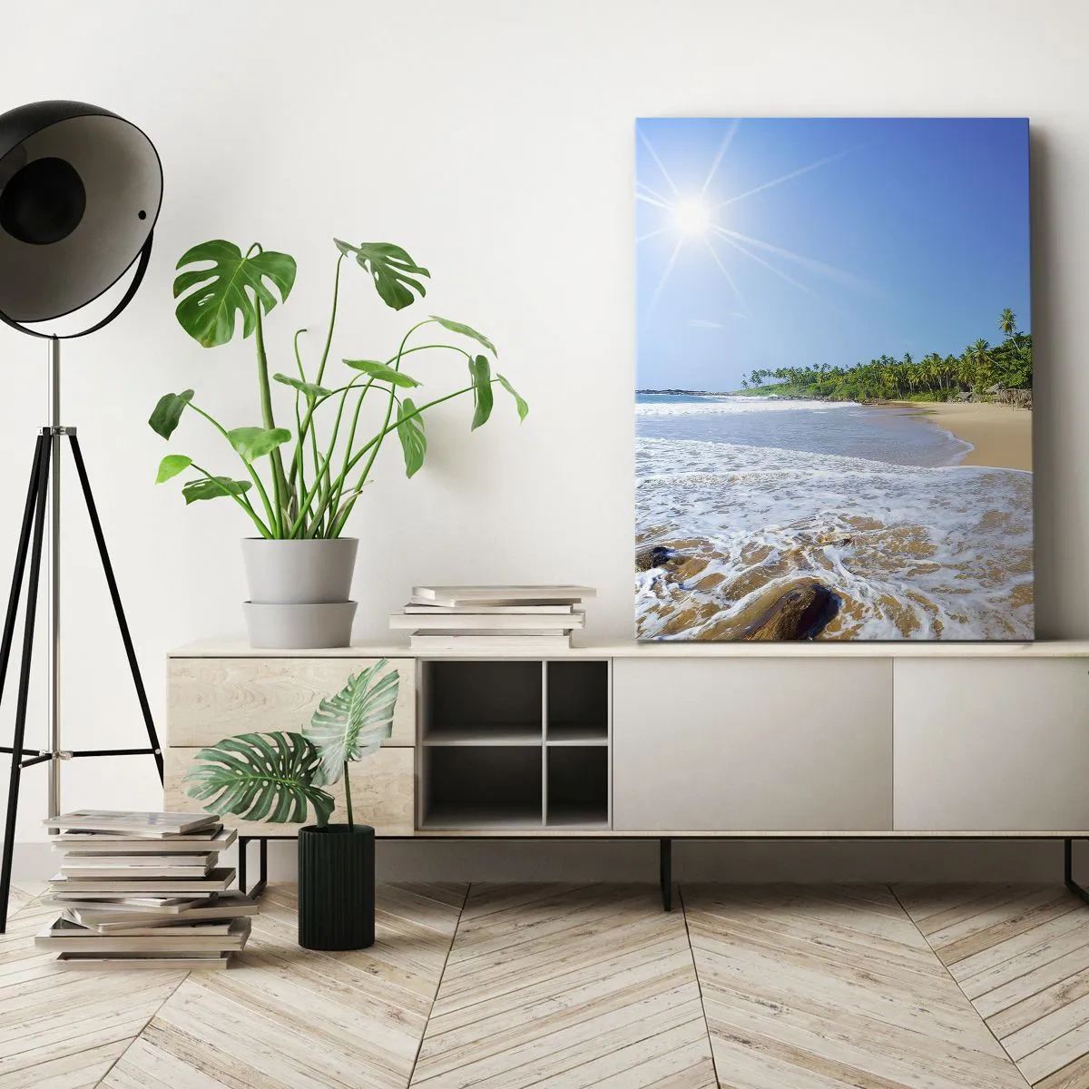 Quadro em tela - Um lugar exótico para si - 80x120 cm