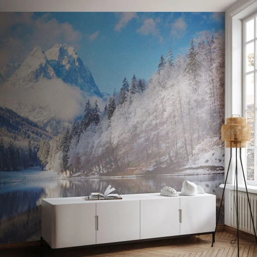 Papel de Parede Standard Eco - Guarda de neve - Inverno, Paisagem, Montanhas - 250x175 cm
