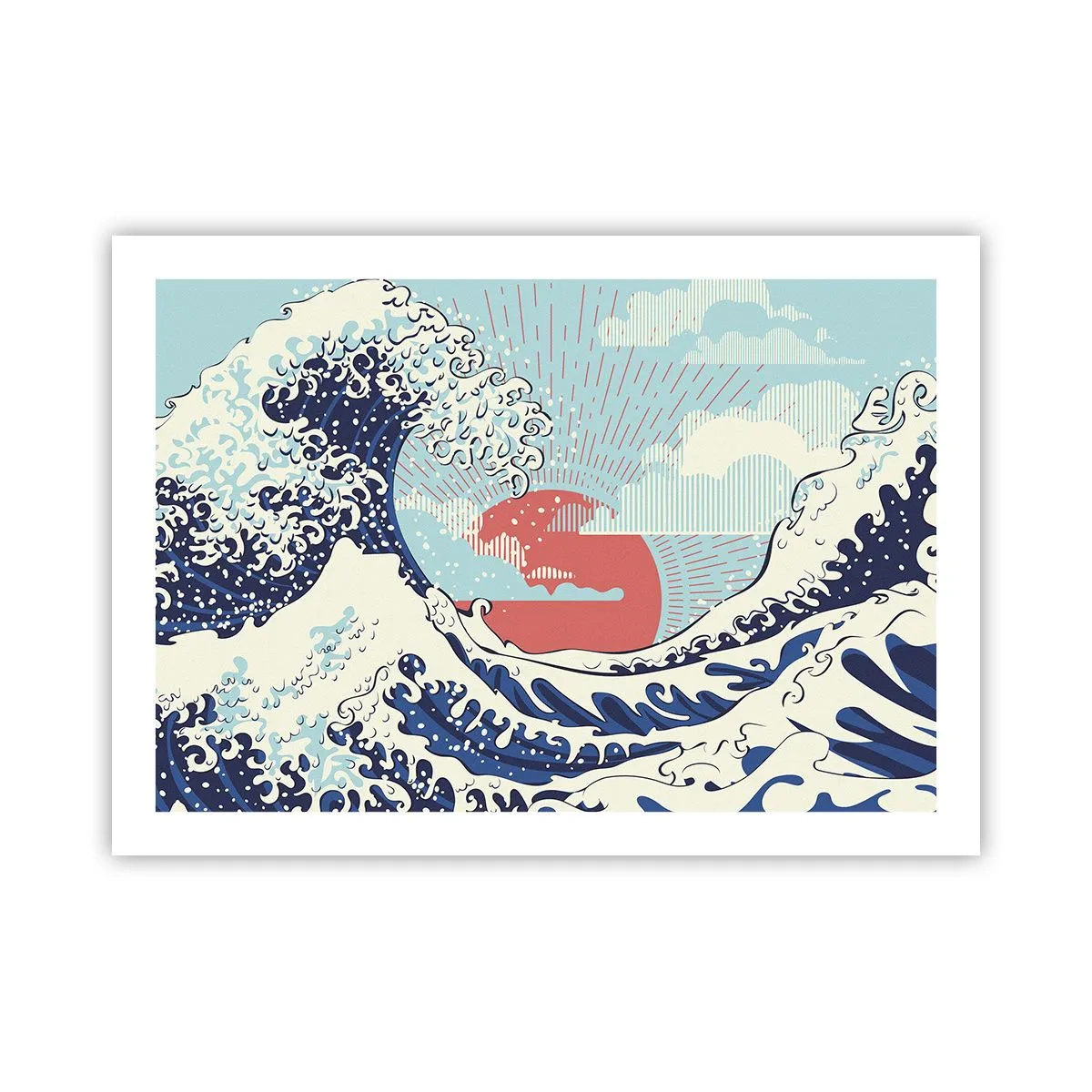 Pôster - Das inspirações japonesas - 70x50 cm