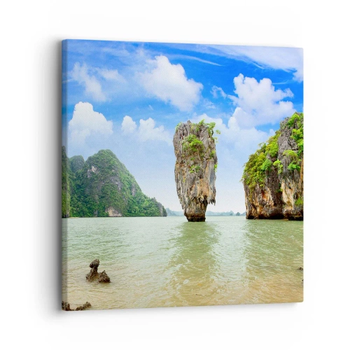 Quadro em tela - Maravilhas rochosas da natureza - 30x30 cm