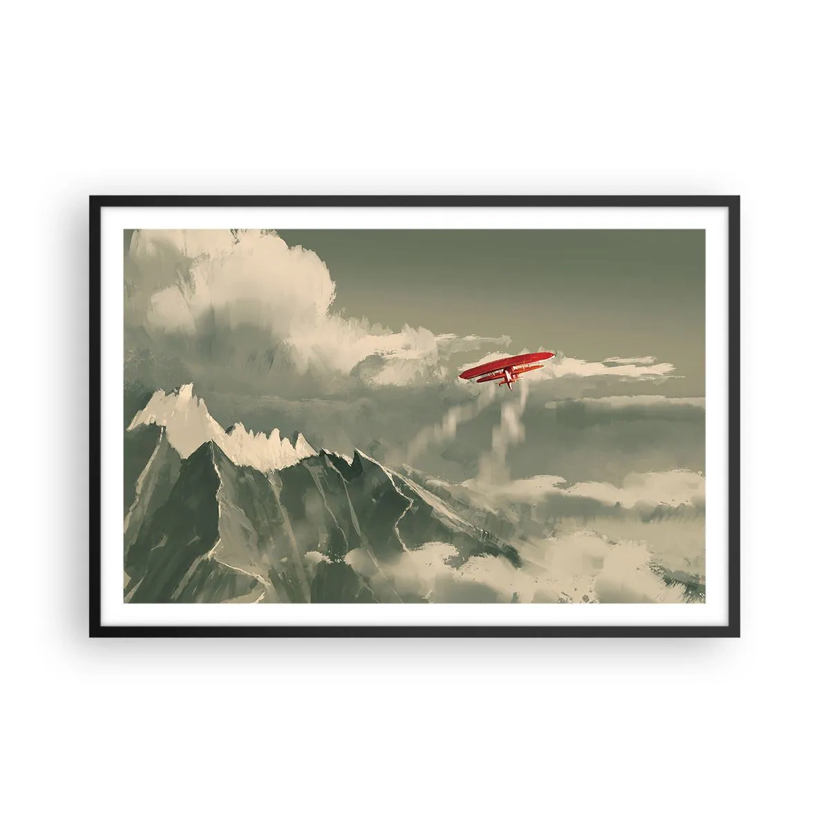 Pôster com moldura preta - O pioneiro destemido - 91x61 cm