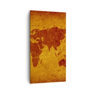 Quadro em tela - Convite para viajar - 55x100 cm