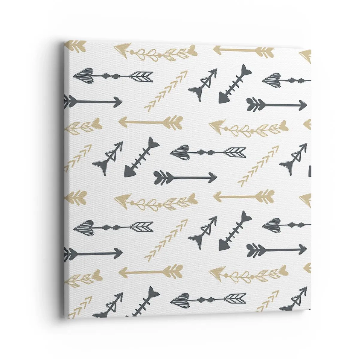 Quadro em tela - O sonho do arqueiro - 40x40 cm