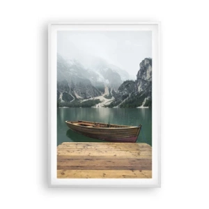 Pôster em moldura branca - Rochas orgulhosas  - 61x91 cm