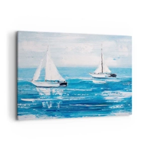 Quadro em tela - Com um amigo ao meu lado - 100x70 cm