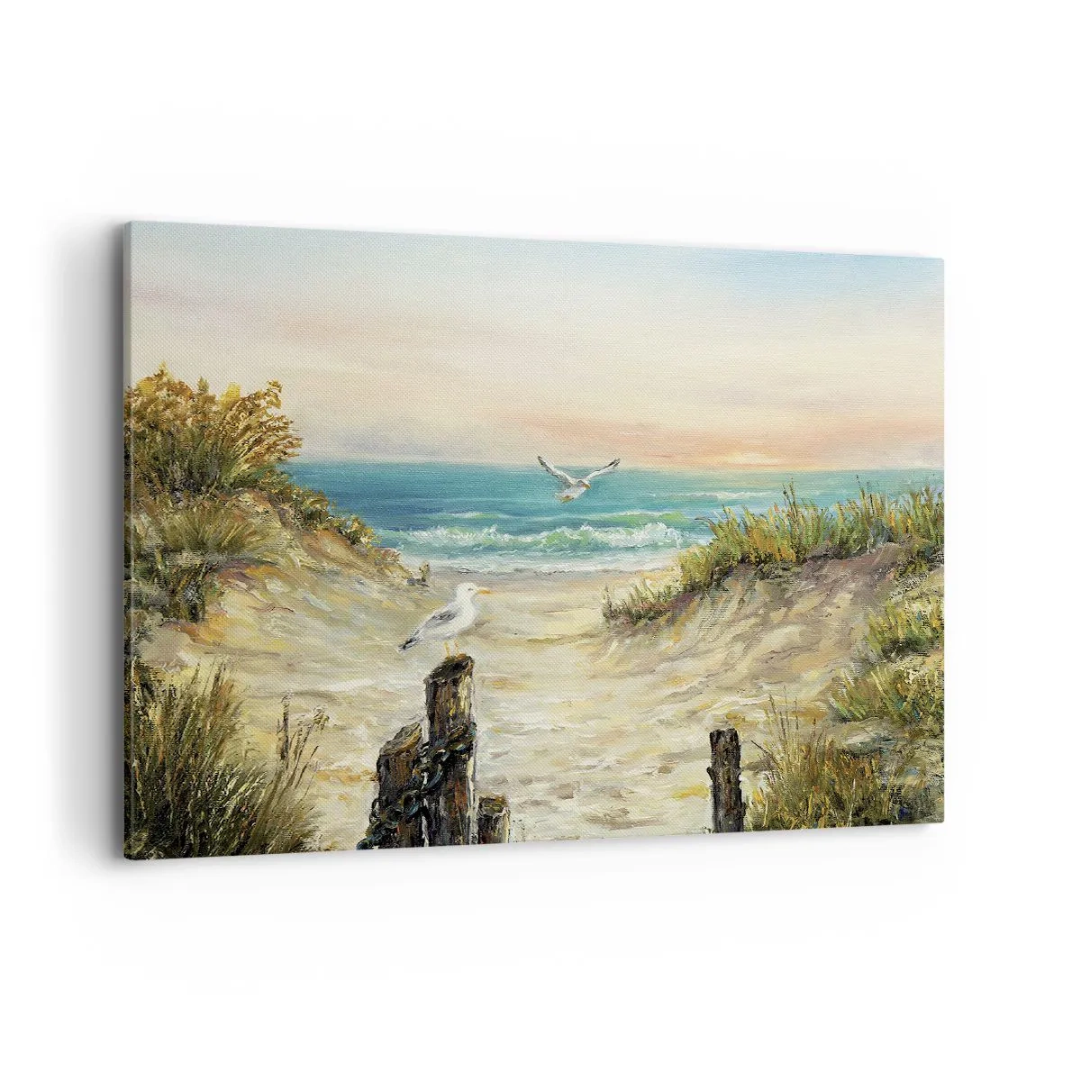 Quadro em tela - Refúgio sem vento - 100x70 cm