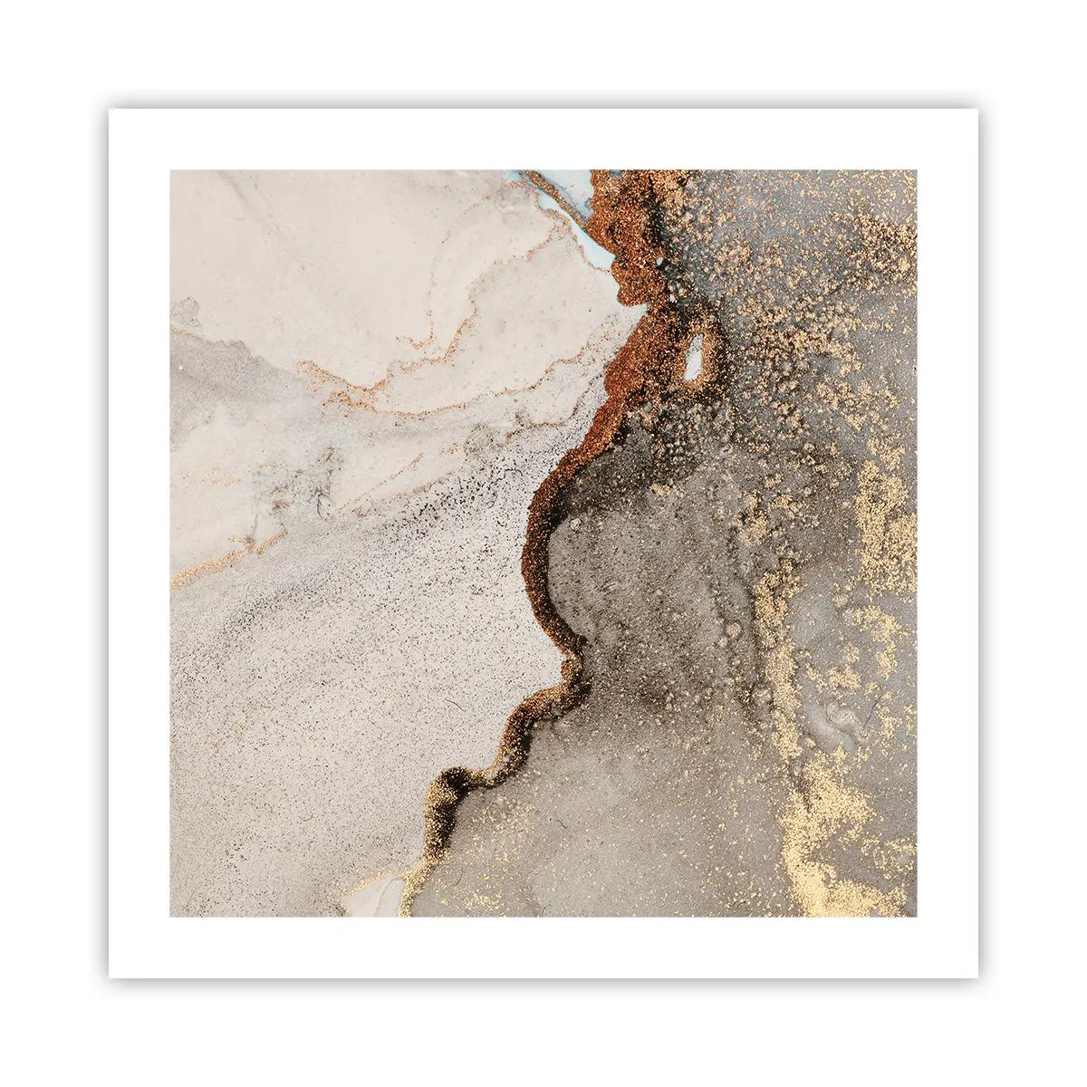 Pôster - No limite das cores - 50x50 cm
