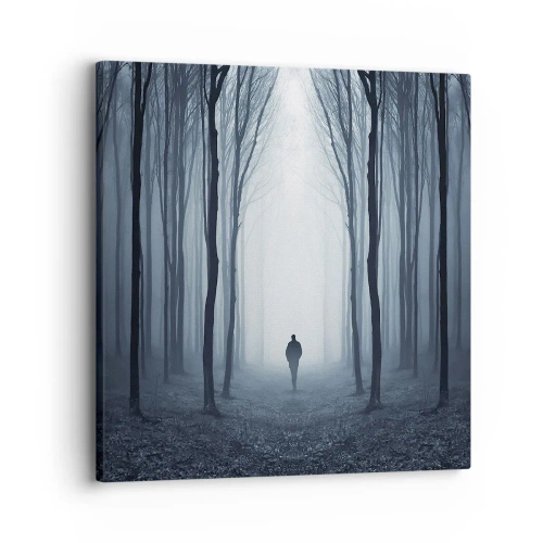 Quadro em tela - Tudo simples e claro - 30x30 cm