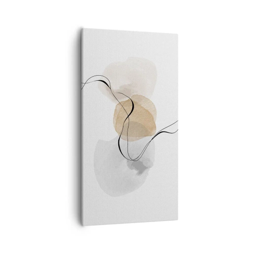 Quadro em tela - Contas ao vento - 55x100 cm