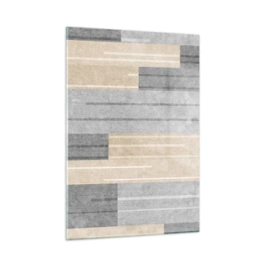 Quadro em vidro - Composição: mantenha vertical - 50x70 cm