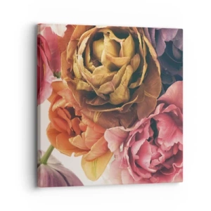 Quadro em tela - Celebração da vida - 30x30 cm