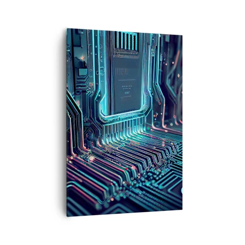 Quadro em tela - Só estou a pensar... - 70x100 cm