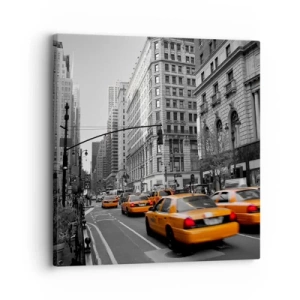 Quadro em tela - Sol da cidade grande - 30x30 cm