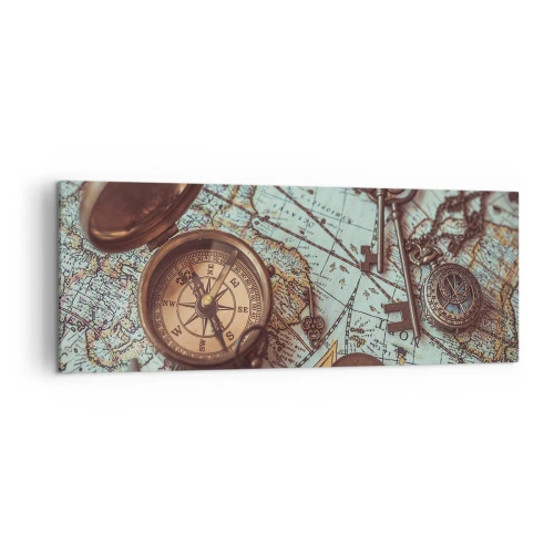 Quadro em tela - Para o aventureiro - 140x50 cm