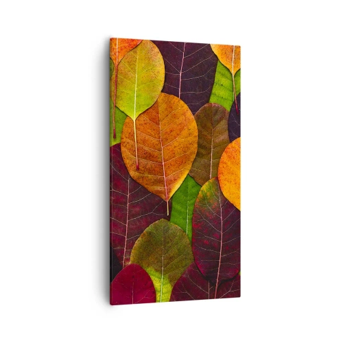 Quadro em tela - Mosaico de outono - 55x100 cm