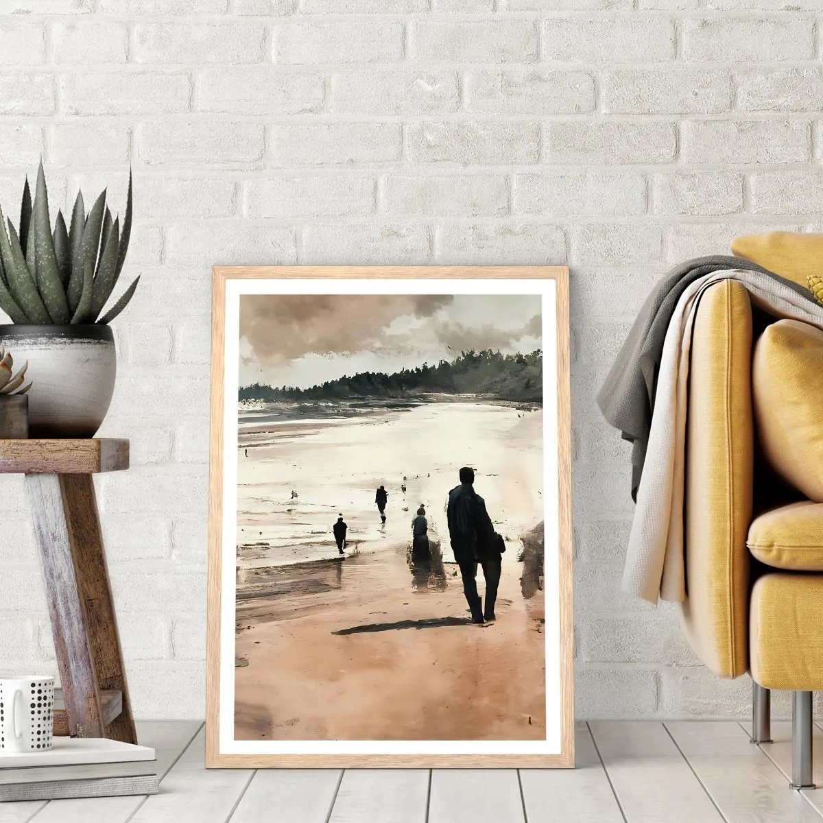 Pôster com moldura de carvalho claro - Convocados - 50x70 cm