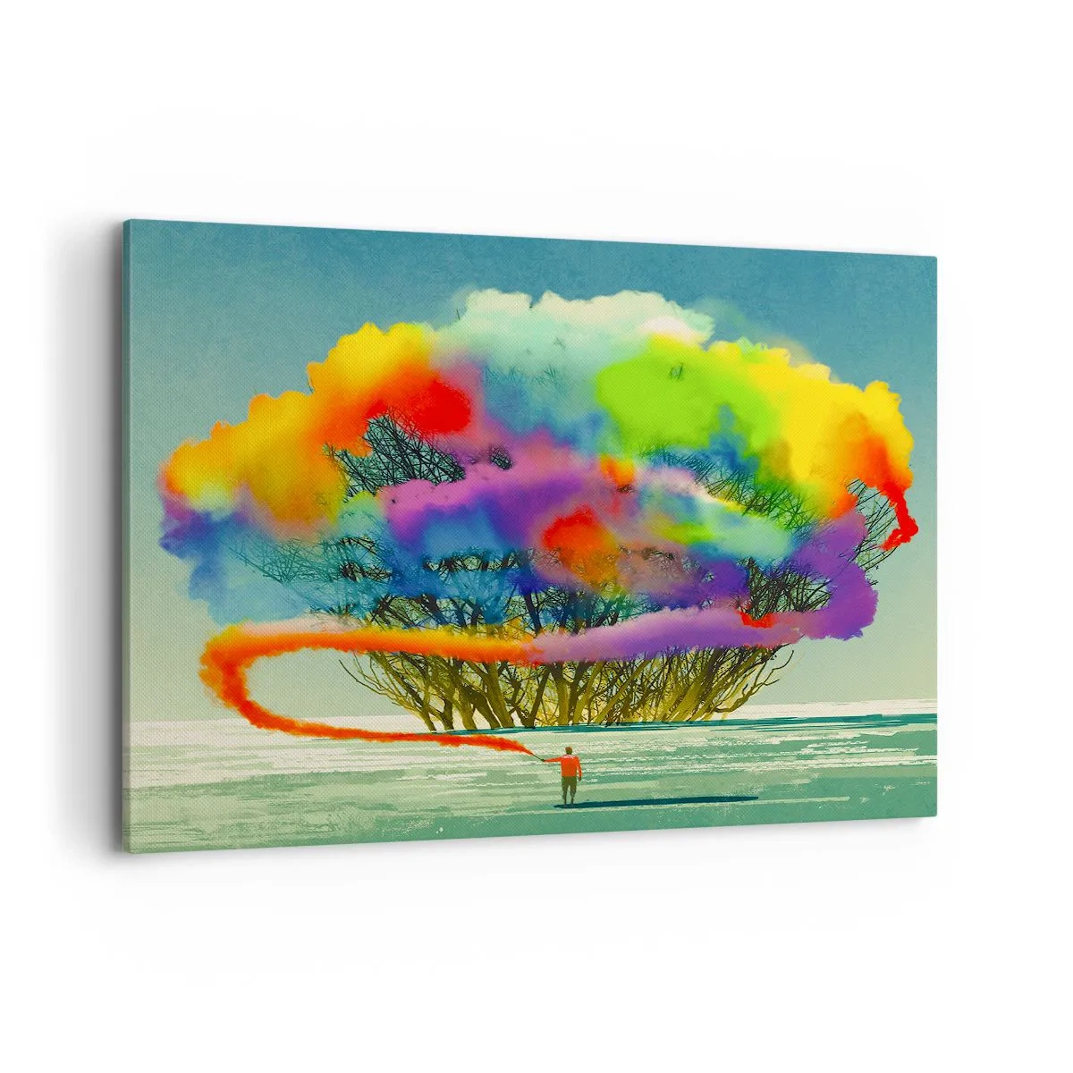 Quadro em tela - Dar vida a este mundo - 120x80 cm