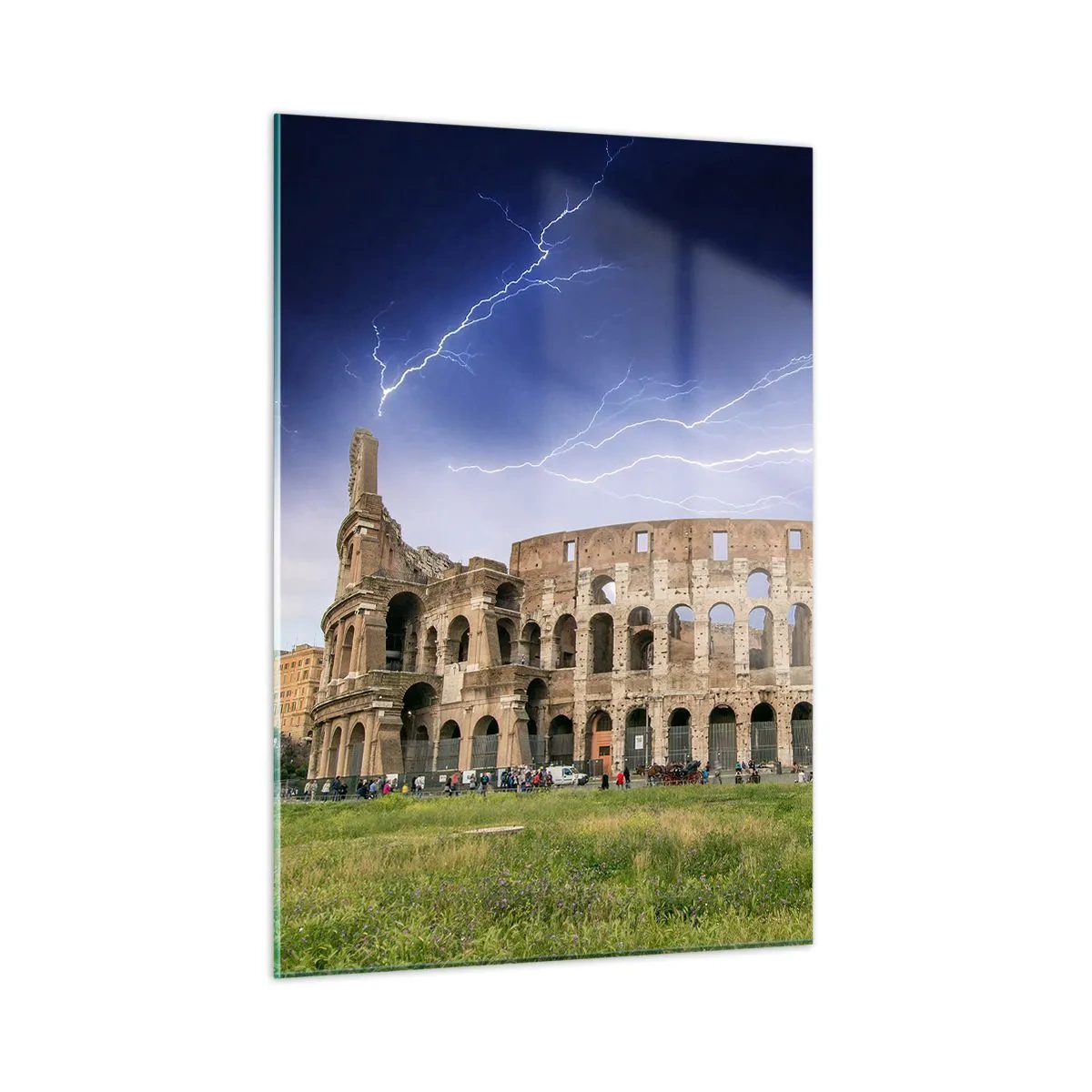 Quadro em vidro - Arena de combate - 50x70 cm