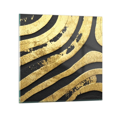 Quadro em vidro - Tudo flui - 30x30 cm