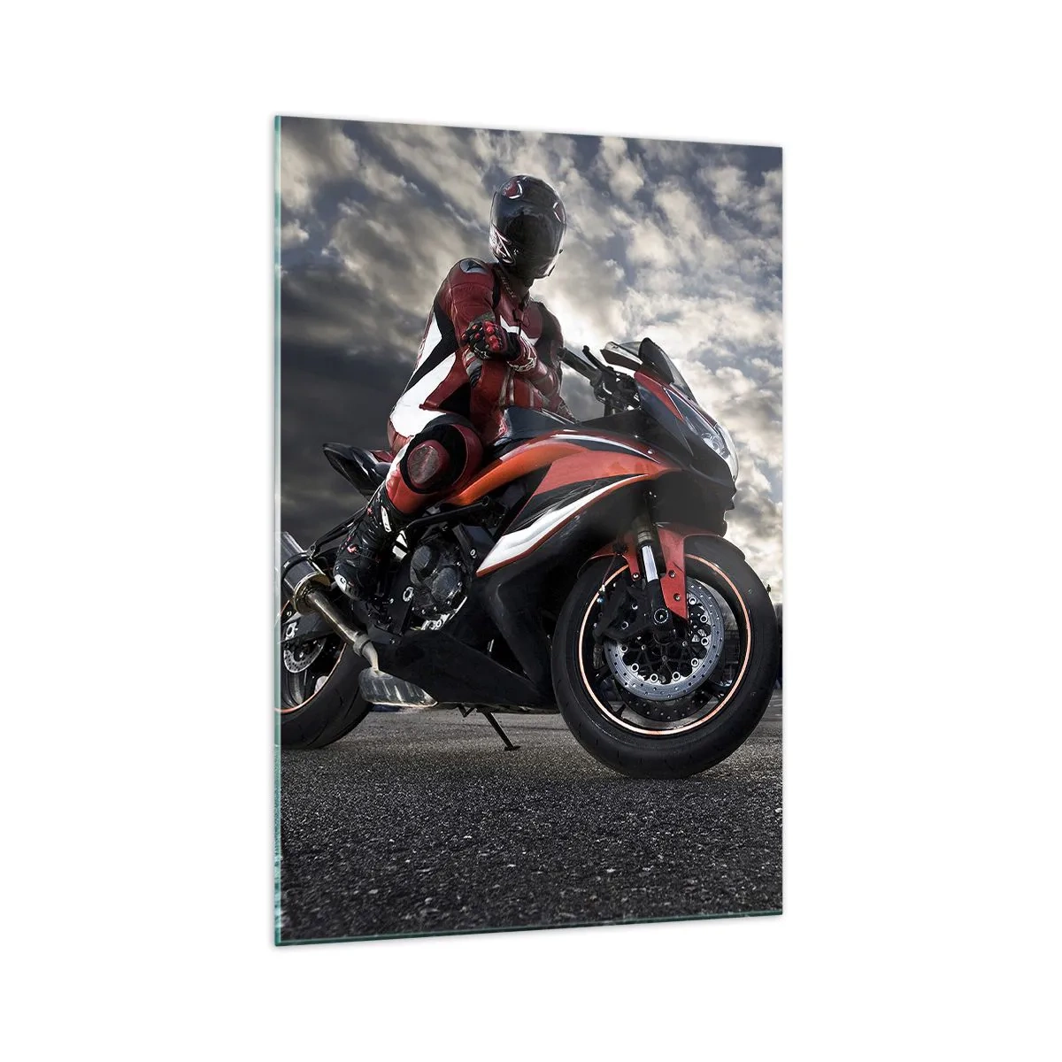 Quadro em vidro - Cavaleiro das Trevas - 70x100 cm