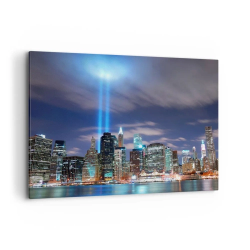 Quadro em tela - Alcançar o céu com a luz - 120x80 cm