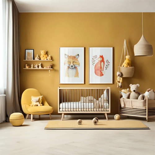 Yellow kids zone - Inspiração para um quarto infantil