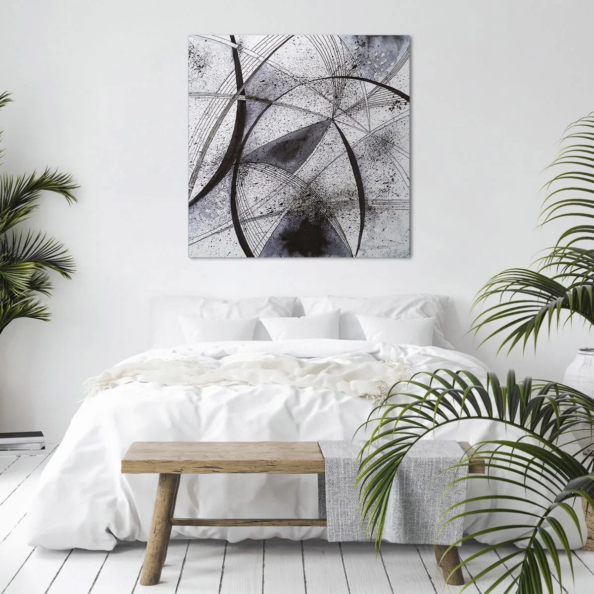 Quadro em tela - Fantasia futurista - 70x70 cm