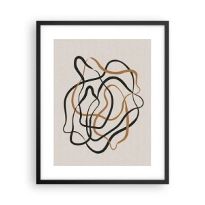 Pôster com moldura preta - Tudo deu errado - 40x50 cm