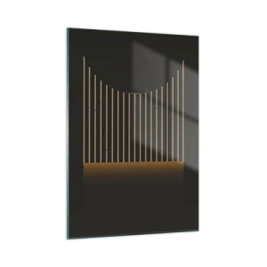 Quadro em vidro - Explorar a escuridão - 50x70 cm