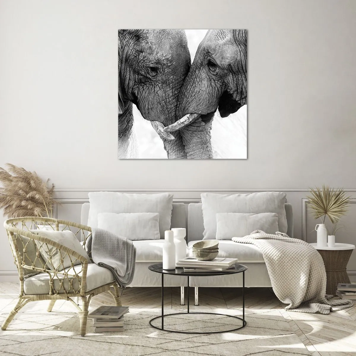 Quadro em vidro - Confissão sincera - 40x40 cm