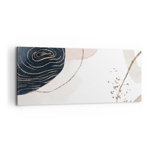 Quadro em tela - Tudo flui - 100x40 cm