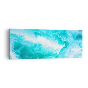 Quadro em tela - No núcleo da água - 140x50 cm