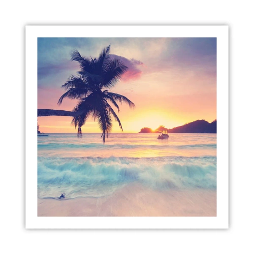 Pôster - Noite na baía - 60x60 cm