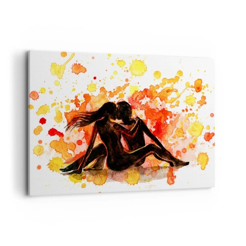 Quadro em tela - E fez-se a luz - 100x70 cm