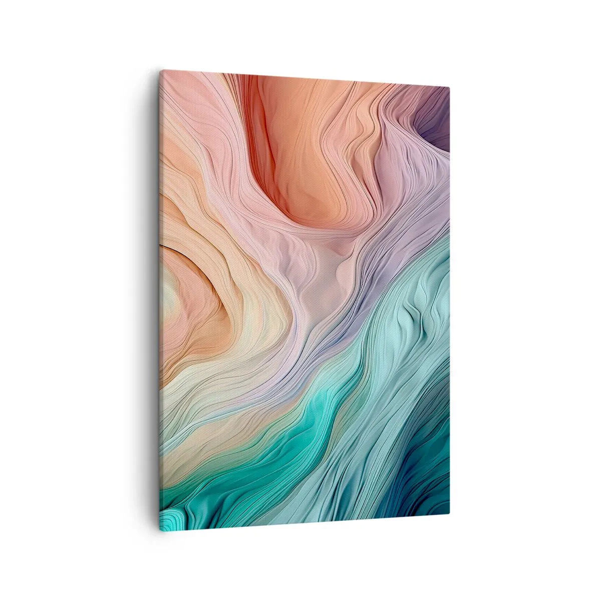 Quadro em tela - Onda arco-íris - 50x70 cm