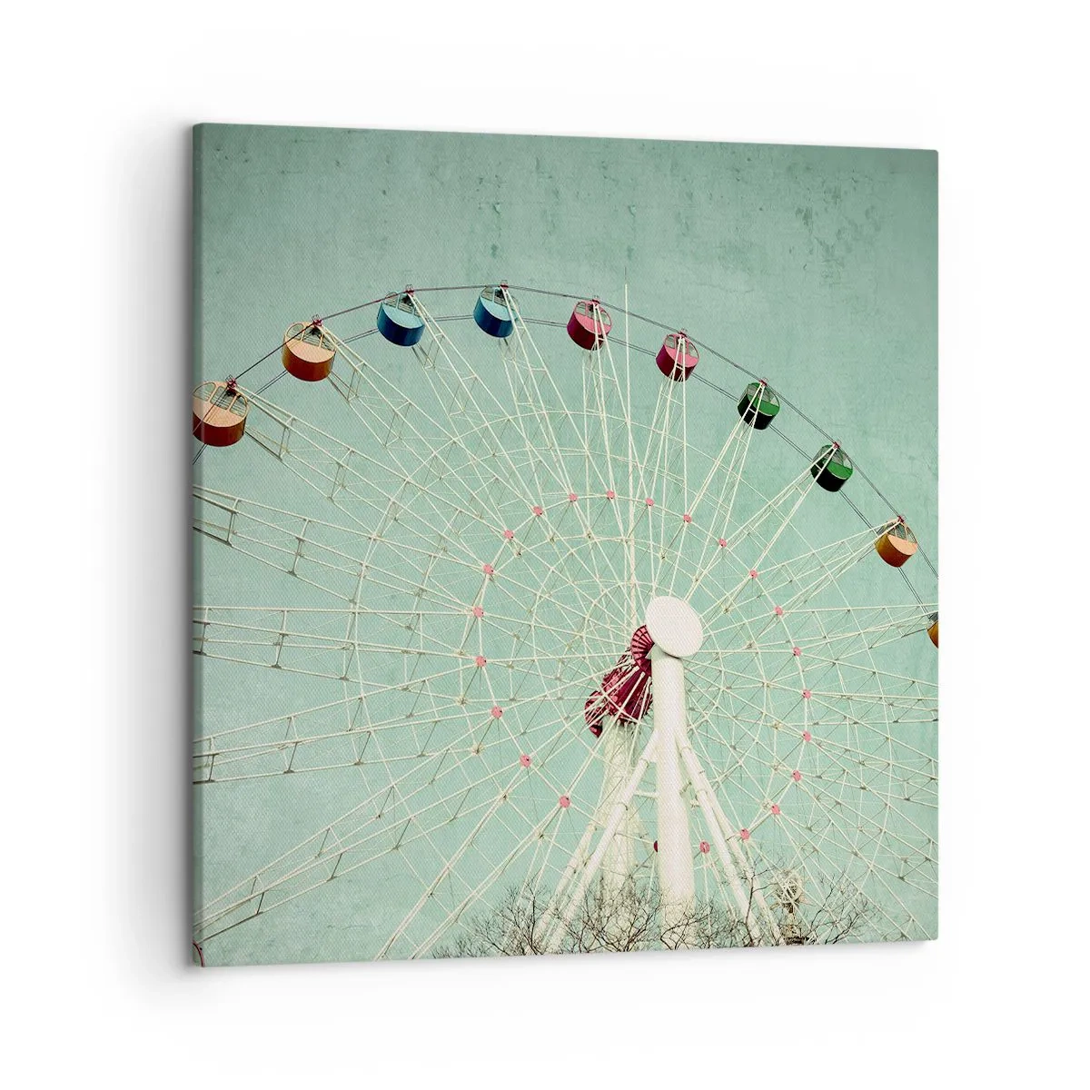 Quadro em tela - Diverte-te - 50x50 cm