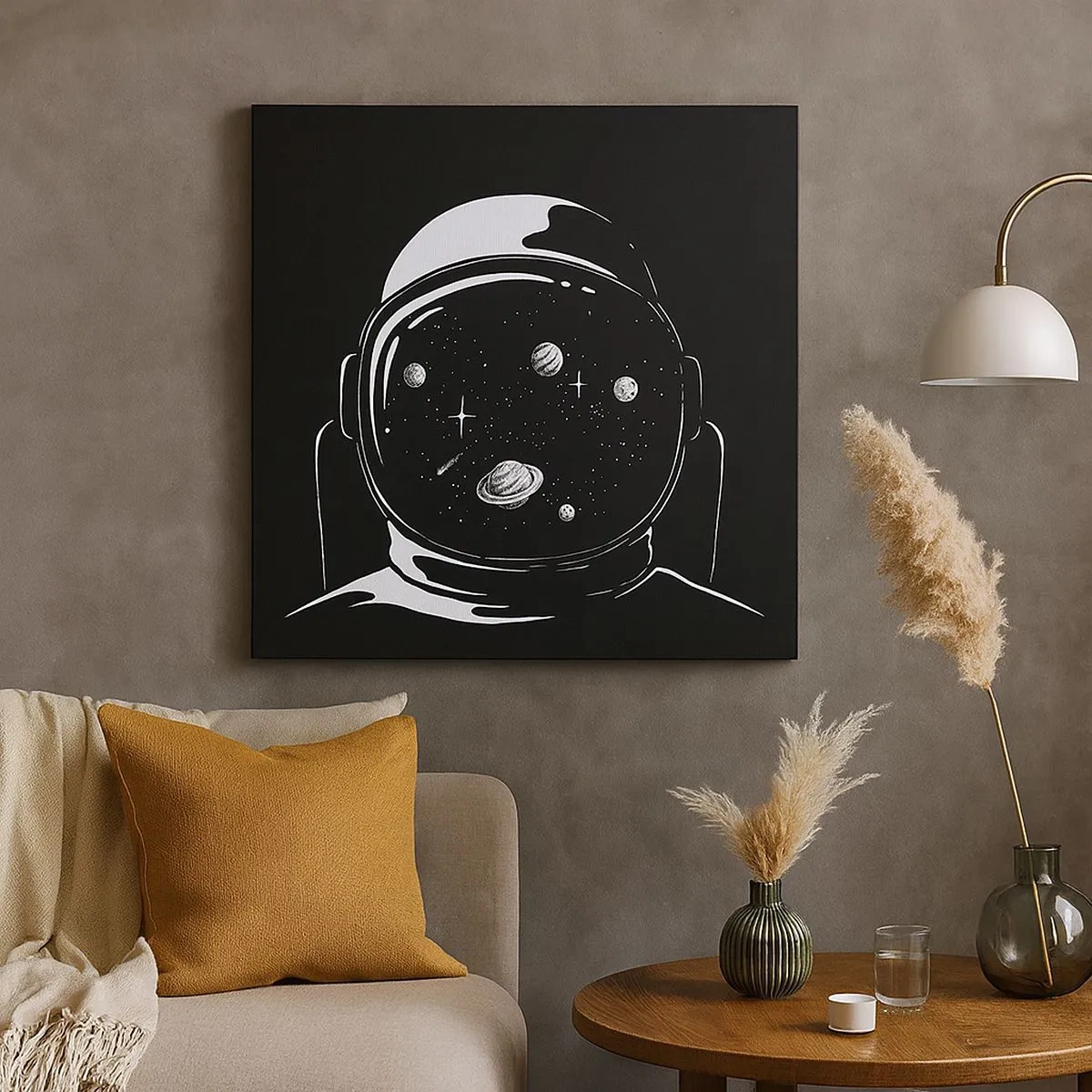 Quadro em tela - Bela Vista - 30x30 cm