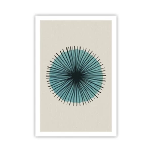 Pôster - Radiante sobre o azul - 61x91 cm