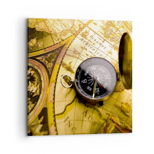 Quadro em tela - Que tal ao fim do mundo? - 70x70 cm