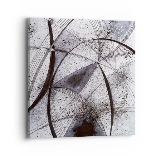 Quadro em tela - Fantasia futurista - 40x40 cm