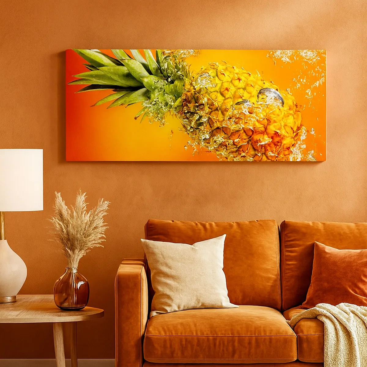 Quadro em tela - Frescor suculento tropical - 30x30 cm