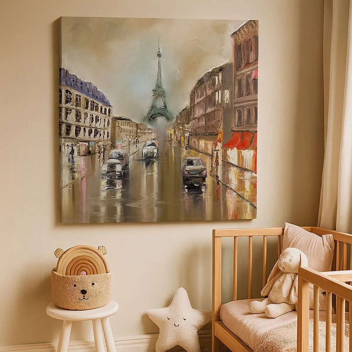 Quadro em tela - Só ela importa - 30x30 cm