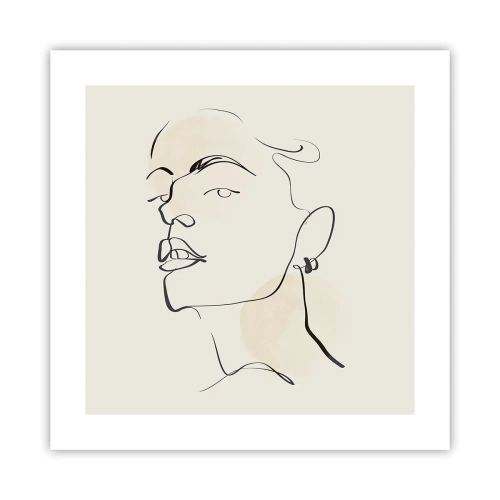 Pôster - Olhar orgulhoso - 40x40 cm