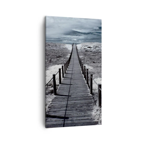 Quadro em tela - Direto para a costa - 45x80 cm