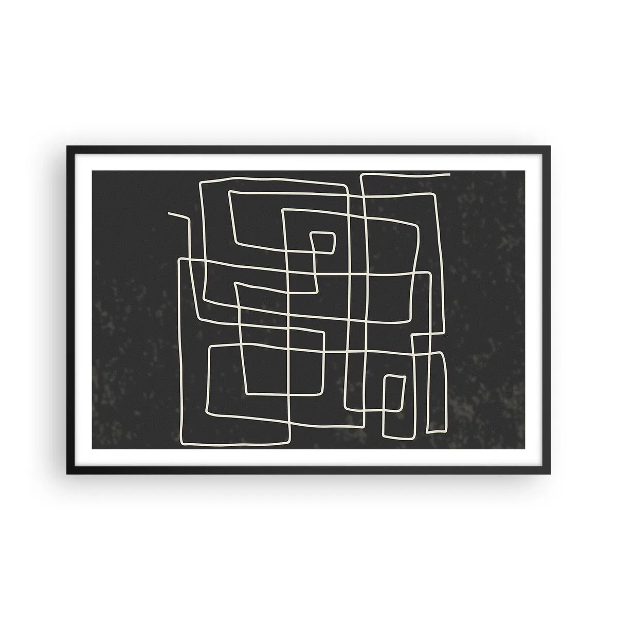 Pôster com moldura preta - Não é tão simples - 91x61 cm