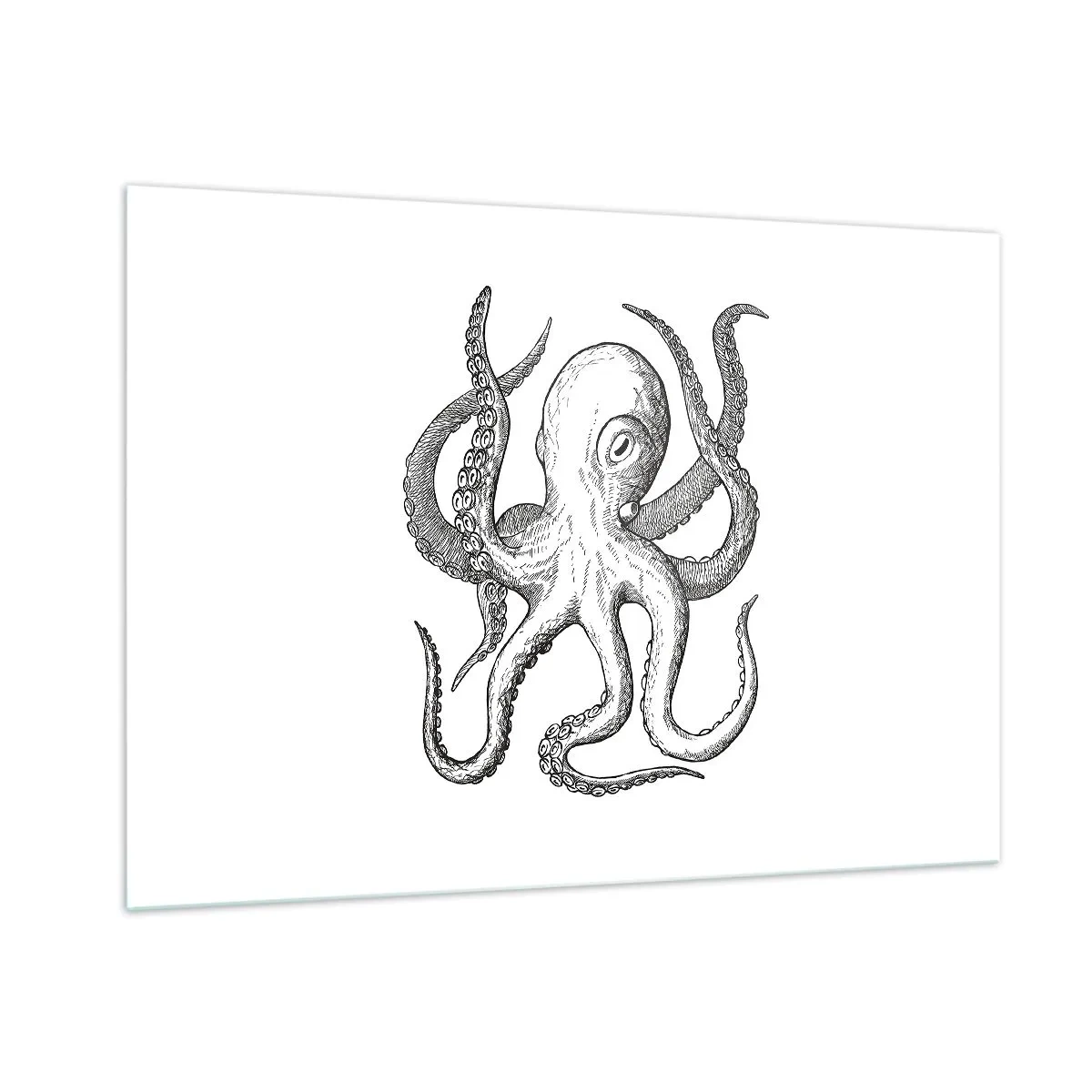 Quadro em vidro - Dançando com as ondas - 100x70 cm