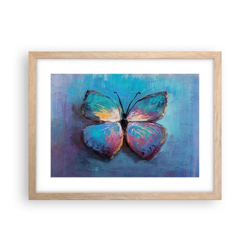 Pôster com moldura de carvalho claro - Em toda a sua glória - 40x30 cm