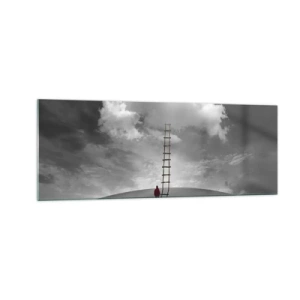 Quadro em vidro - Tudo é possível - 140x50 cm