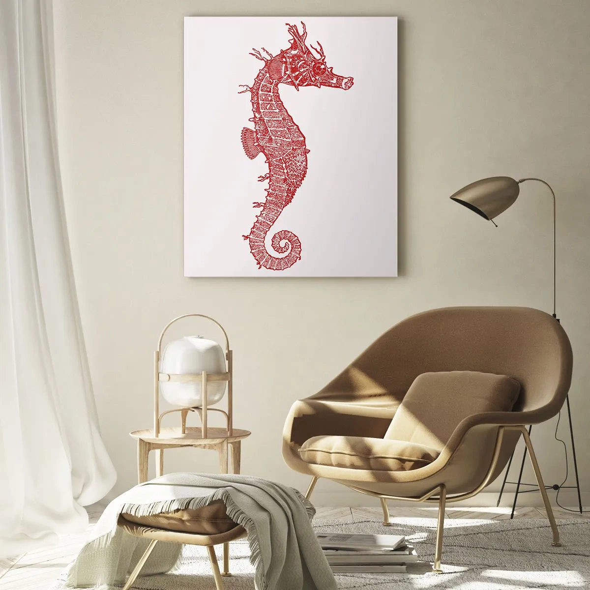 Quadro em vidro - Uma criatura complexa - 80x120 cm