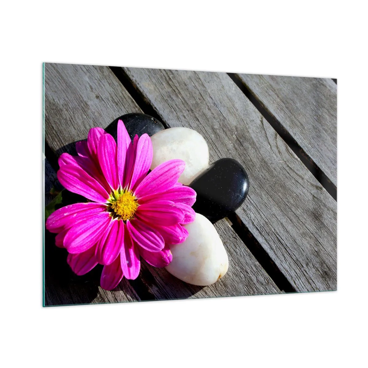 Quadro em vidro - Descanso no cais - 100x70 cm